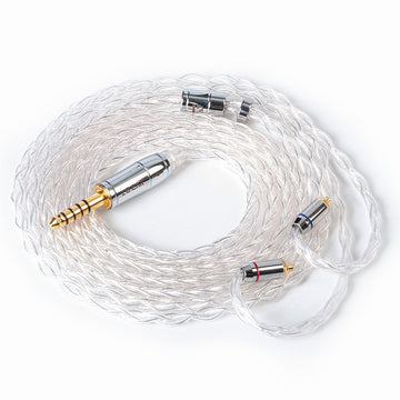【KBEAR Limpid Pro】 8 Core Pure Silver Cable|Free Shipping - KEEPHIFI