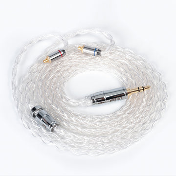 【KBEAR Limpid Pro】 8 Core Pure Silver Cable|Free Shipping - KEEPHIFI
