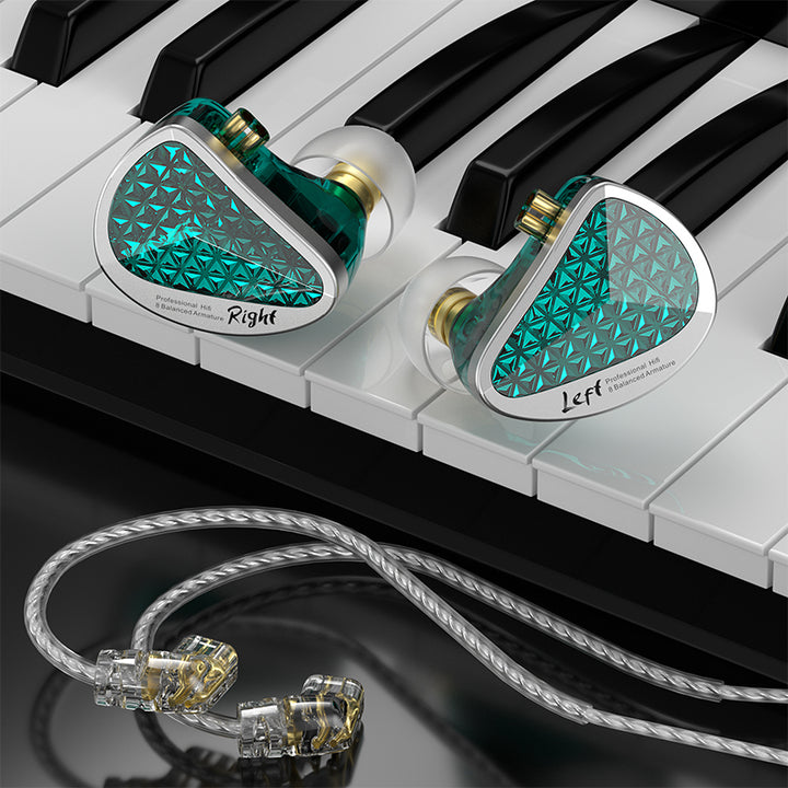 【KZ AS16 PRO】Best High End Earbuds 16 BA Wired Earphone Professional HiFi IEM Audiophile Earphones - KEEPHIFI