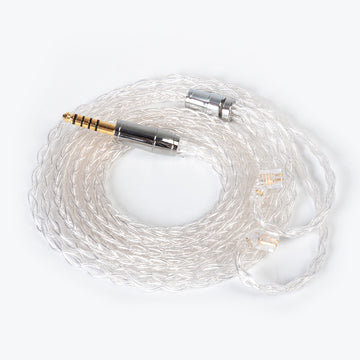 【KBEAR Limpid Pro】 8 Core Pure Silver Cable|Free Shipping - KEEPHIFI