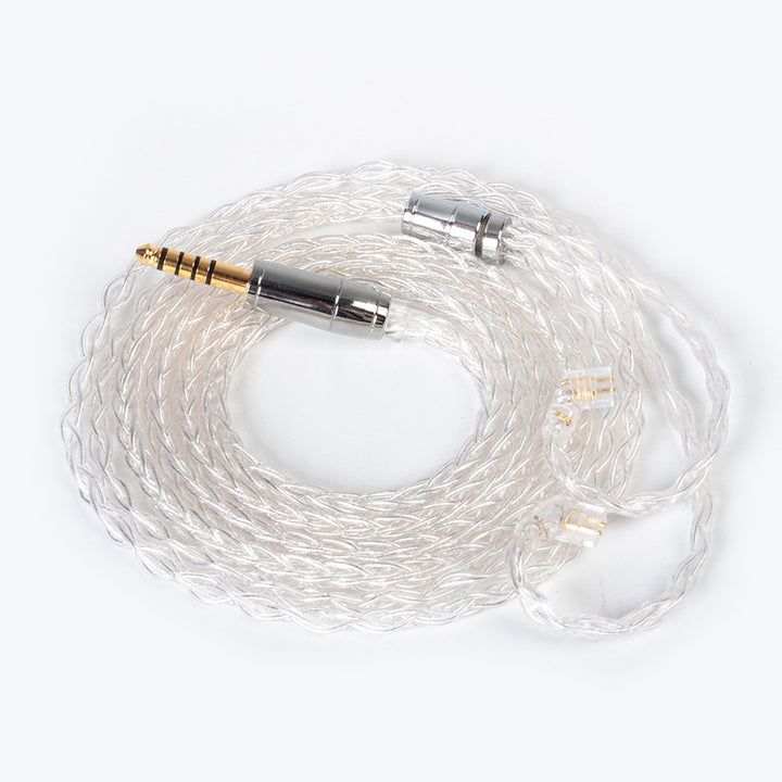 【KBEAR Limpid Pro】 8 Core Pure Silver Cable|Free Shipping - KEEPHIFI