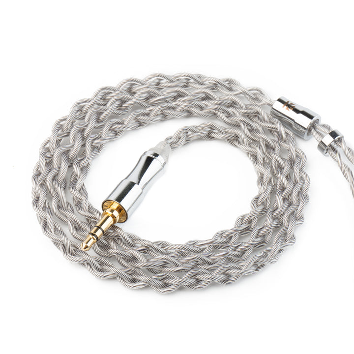 【KBEAR Chord】6N Graphene+4N OFC Silver-plated Mixedly Braided Upgrade Cable - KEEPHIFI