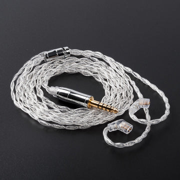 【KBEAR Limpid】4 Core 4N 99.99% Purity silver earphone cable|Free Shipping - KEEPHIFI