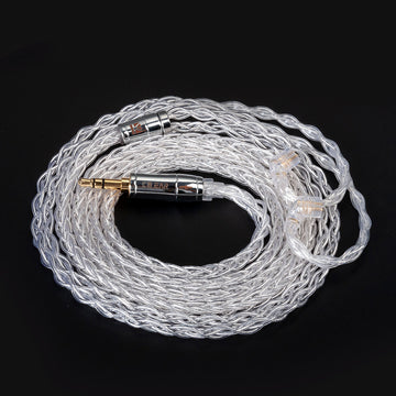 【KBEAR Limpid Pro】 8 Core Pure Silver Cable|Free Shipping - KEEPHIFI