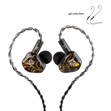 【KBEAR KB01】 Headphones 10MM Beryllium Diaphragm Dynamic Drivers Earphone Noise Cancelling Earbuds Sport In-ear Headset Monitor - KEEPHIFI