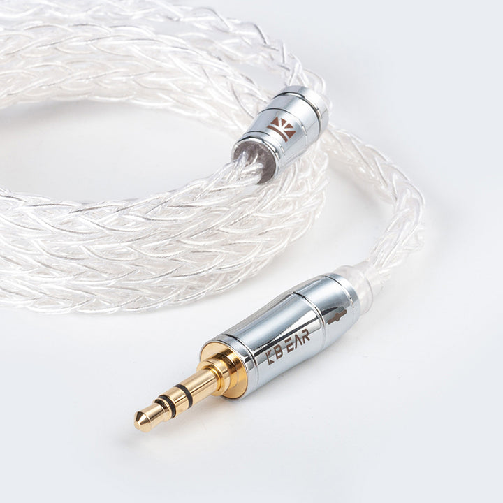 【KBEAR Limpid Pro】 8 Core Pure Silver Cable|Free Shipping - KEEPHIFI