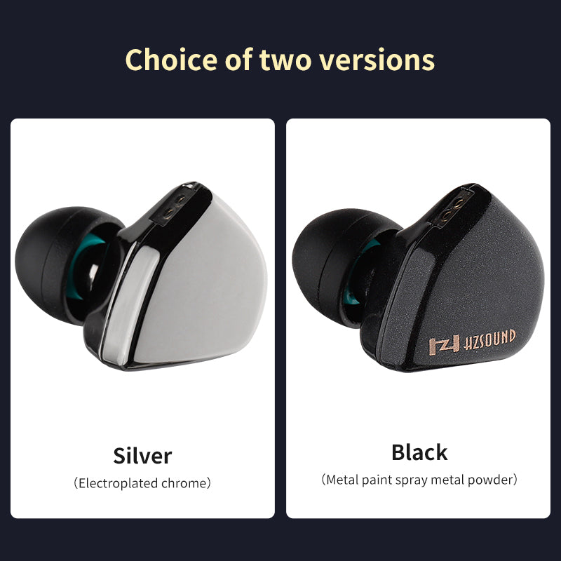 【HZSOUND Heart Mirror Pro】10mm CNT Diaphragm In-ear Earphone with 2Pin connector