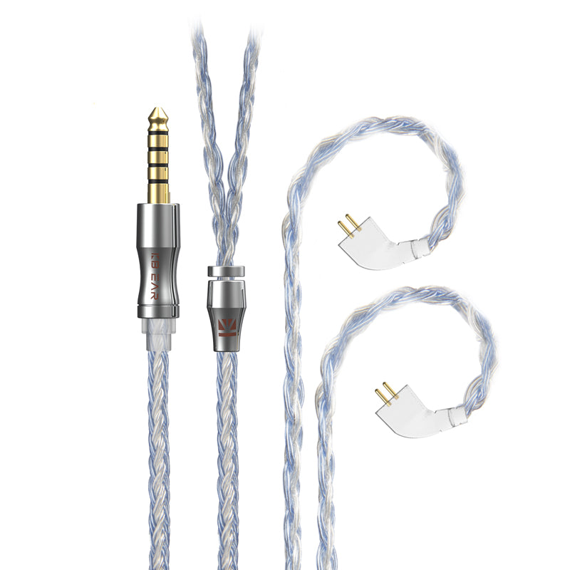 【KBEAR Expansion】24 Cores 4N Silver Plated Upgrade Cable