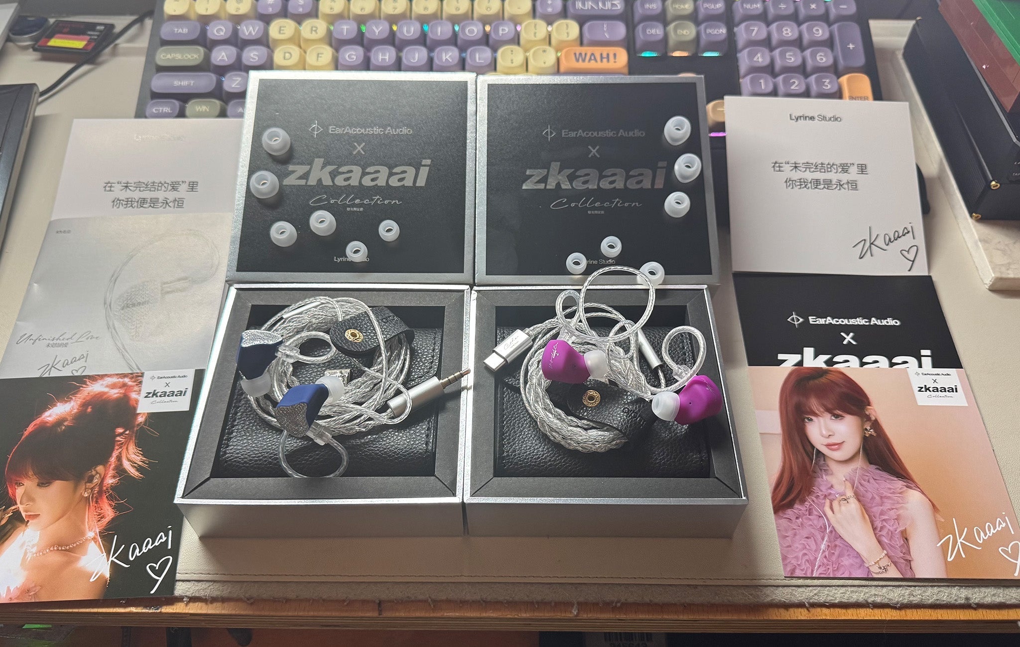 EarAcoustic Audio x Zkaaai Cipher USB-C and 3.5mm versions (4.5