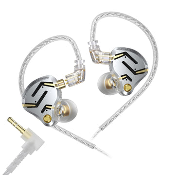 【KZ ZS12 PRO 2】Flagship-grade Super-Linear 1DD+5BA Hybrid IEM, 3.5mm, Type C Sound Card Version for Gamers - KEEPHIFI