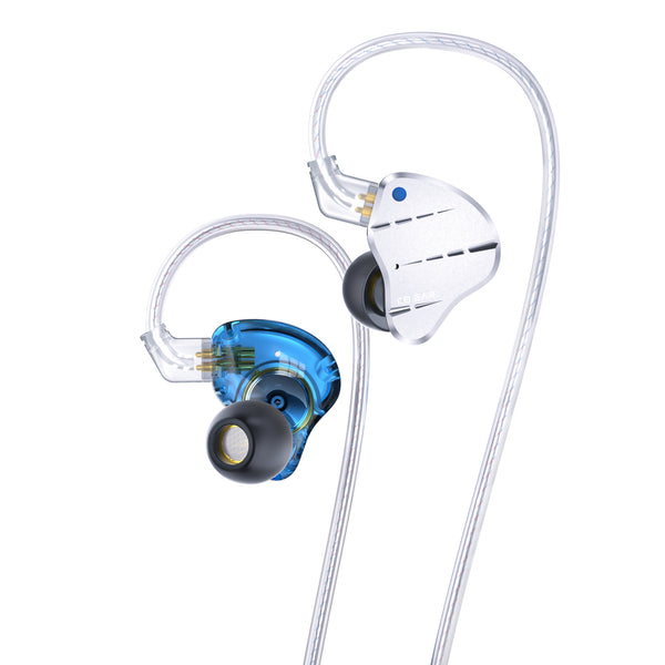 【KBEAR KS10】 1DD+4BA Metal Earphone HIFI In Ear Earbud With 0.78mm Cable Sport Game Music Monitor Sound Noise Reduction Headset