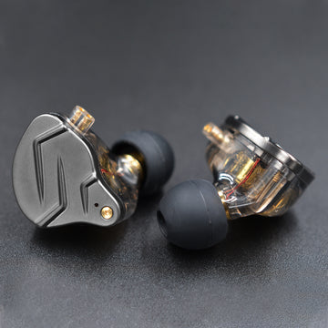 【KZ ZSN Pro】 In Ear Monitors IEM Earphones with Hybrid 1DD 1BA Wired Earbuds Headphones Gaming Earbuds Stereo Bass Sound - KEEPHIFI