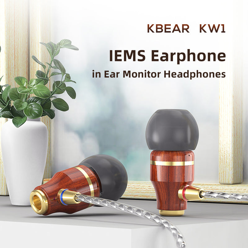 【KBEAR KW1】Single DD In-Ear Hifi 3.5mm Wired Headphones Linhtning Earphones for iphone Type C Earbuds Microphone Monitor