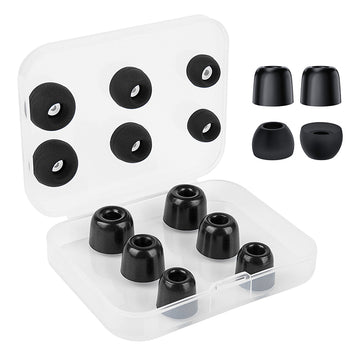 【KBEAR FT01】 Silicone + Memory Foam Eartips Combo Set, 3 Pairs Silicone Eartips 3 Pairs Memory Foam Eartips - KEEPHIFI