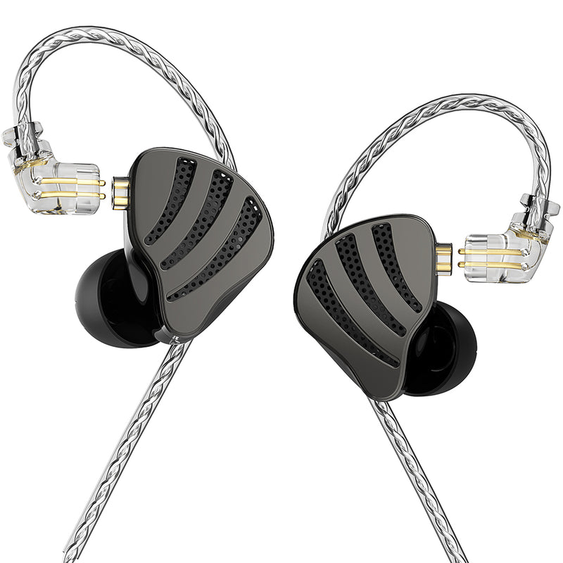 【ND Nice】Headphone Thick Silver Plated HiFi Cable In Ear 0.75mm 2-Pin Interface Wired Earphones High Quality