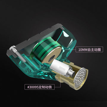 【KZ ZSN】 in Ear Earphone 1BA 1DD Stereo High Fidelity Earphone, KZ Earbuds High Resolution in Ear Monitor Headphone - KEEPHIFI