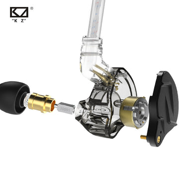 【KZ ZSN Pro X】 in Ear Monitor, Wired Gaming Earbuds, HiFi KZ in Ear Headphones with Hybrid Dual Driver 1BA 1DD High Fidelity Musicians IEM Earphones - KEEPHIFI