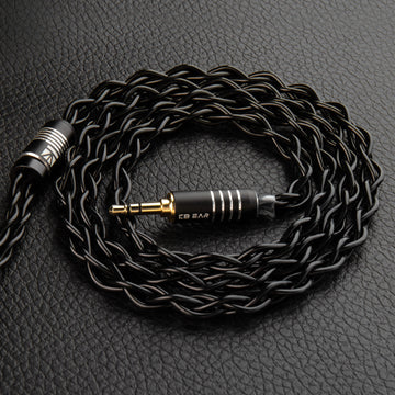 【KBEAR Black Blade】Brass Alloy Upgrade Cable 4-core braided in Litz structure 1.2M Long - KEEPHIFI