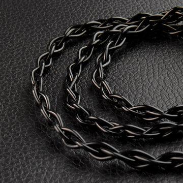 【KBEAR Black Blade】Brass Alloy Upgrade Cable 4-core braided in Litz structure 1.2M Long - KEEPHIFI