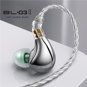 【WGZBLON | BL03Ⅱ】In-ear Monitors Earphones High resolution High bandwidth HIFI IEM Headphones Earbuds Diamond Mirror Craftsmanship - KEEPHIFI