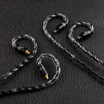【KBEAR Black Blade】Brass Alloy Upgrade Cable 4-core braided in Litz structure 1.2M Long - KEEPHIFI
