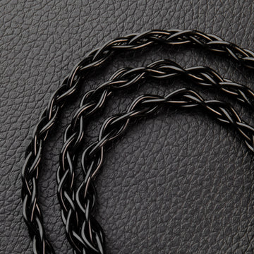 【KBEAR Black Blade】Brass Alloy Upgrade Cable 4-core braided in Litz structure 1.2M Long - KEEPHIFI