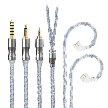【KBEAR Expansion  4918——Clearance】 24-Core 4N Silver-Plated Upgraded IEM Cable - KEEPHIFI