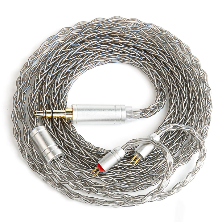 【KBEAR ST12/ST12PLUS】 Upgraded Cable 8-strand 4N OFC silver-plated High-purity 4N Upgraded Cable 3.5MM plug/4.4MM plug - KEEPHIFI