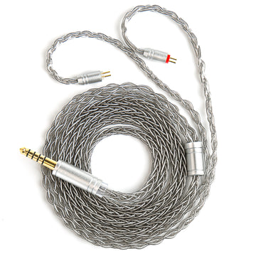 【KBEAR ST12/ST12PLUS】 Upgraded Cable 8-strand 4N OFC silver-plated High-purity 4N Upgraded Cable 3.5MM plug/4.4MM plug - KEEPHIFI