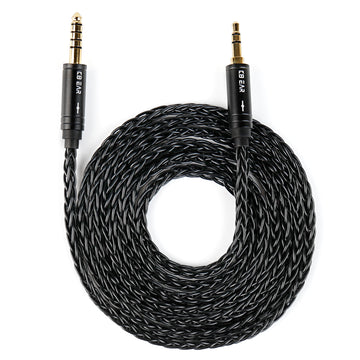 【KBEAR AUX08】8 Strands 4N OFC Silver-plated Hi-Fi AUX Cable Premium Hi-Fi Audio, For an Immersive Sonic Experience - KEEPHIFI
