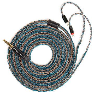 【KBEAR ST16 Max】16-core 1.5M Length 5N OCC Silver-plated Upgrade Cable for IEM Headphones Earbuds - KEEPHIFI
