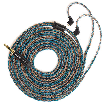 【KBEAR ST16 Max】16-core 1.5M Length 5N OCC Silver-plated Upgrade Cable for IEM Headphones Earbuds - KEEPHIFI