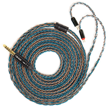 【KBEAR ST16 Max】16-core 1.5M Length 5N OCC Silver-plated Upgrade Cable for IEM Headphones Earbuds - KEEPHIFI