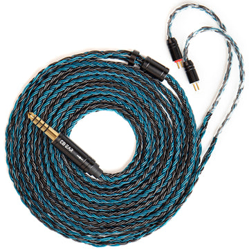 【KBEAR ST16 Max】16-core 1.5M Length 5N OCC Silver-plated Upgrade Cable for IEM Headphones Earbuds - KEEPHIFI