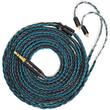 【KBEAR ST16 Max】16-core 1.5M Length 5N OCC Silver-plated Upgrade Cable for IEM Headphones Earbuds - KEEPHIFI