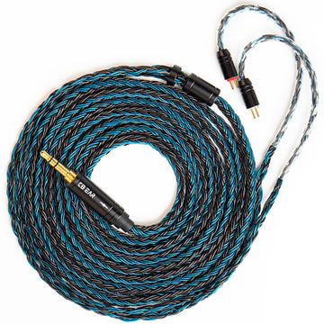 【KBEAR ST16 Max】16-core 1.5M Length 5N OCC Silver-plated Upgrade Cable for IEM Headphones Earbuds - KEEPHIFI