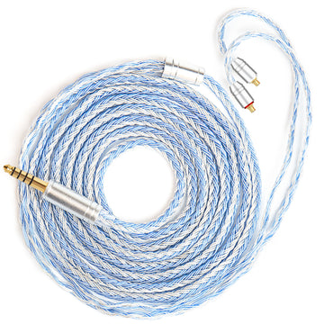 【KBEAR ST16 Max】16-core 1.5M Length 5N OCC Silver-plated Upgrade Cable for IEM Headphones Earbuds - KEEPHIFI