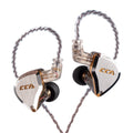 【CCA C12】in Ear Monitor Headphones 5BA 1DD Hybrid HiFi IEM Earphones Noise Isolating Stereo Wired Earbuds for Musicians Audiophile Singers DJ