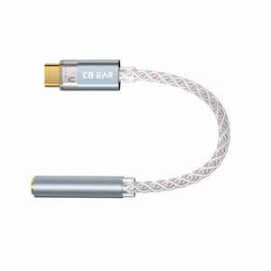 【KBEAR Moondust】8-Strand OCC Type-C to 3.5mm Decoding Adapter, Pure HiFi Sound Quality - KEEPHIFI