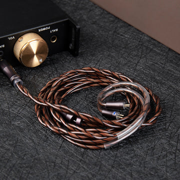 【KBEAR Cadence】Upgrade Cable for HiFi Earphones, Mixed Silver-Plated & Pure Copper Conductors - KEEPHIFI