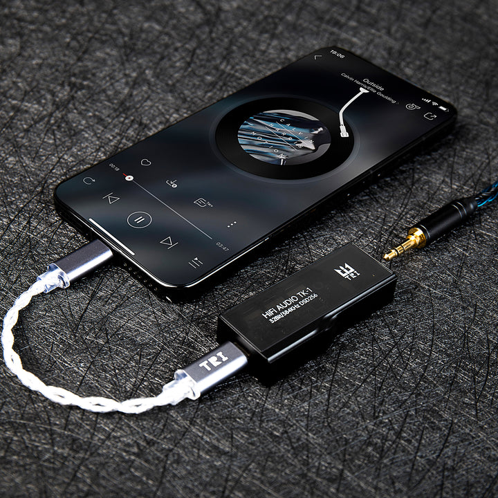 【TRI Third Eye TK1】Portable Lossless DAC/AMP, HiFi Headphone Amplifier, Portable USB DAC Lossless Mini Audio Amps - KEEPHIFI