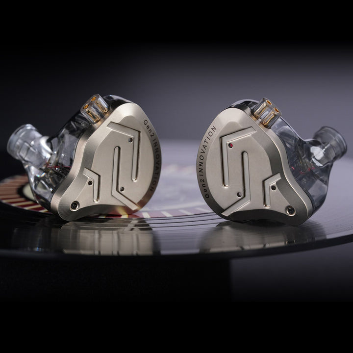 【KZ ZSN Pro 2】 Audiophiles in-Ear Monitors Headphones Metal Earphones 1BA+1DD Hybrid HiFi Bass Clear Sound IEMs Wired Earbuds for - KEEPHIFI
