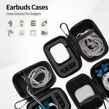 【CCZ ZC02 Pro】Earphone Storage Case for Earbuds, Earphone Cables - KEEPHIFI
