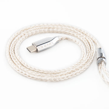 【KBEAR T3 Plus】Decoding Upgrade Cable Oxygen-free Copper plated with 5N Cable 8-core High purity 1.2m Long MMCX/TFZ/2PIN to Type C - KEEPHIFI