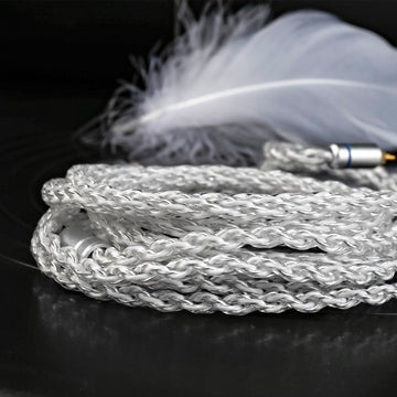 【KBEAR BaiZe】Upgrade Cable, 5N 8-Strand 144-Core High-purity Silver-plated OFC Cable - KEEPHIFI