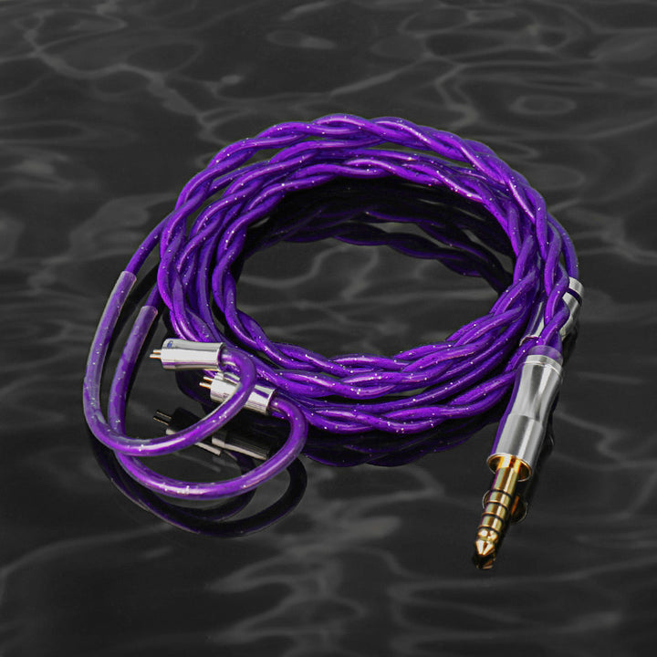 【KBEAR ZiXiao】 201-Core Hybrid Braided Structure HiFi Upgrade Cable – 84-Core Copper Alloy + 105-Core Silver-Plated Copper + 12-Core Silver-Plated Shielding - KEEPHIFI