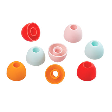 【KBEAR Rainbow】 Eartips for in-Ear Headphones Soft Silicone Earbuds Tips 4mm Connector Hole for in-Ear Earbuds 8PCS/4 Pairs(Shipping on orders over $10) - KEEPHIFI