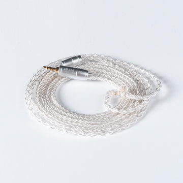 【KBEAR 4833】8 Strands OFC Silver-plated Cables, Upgraded Cables for HIFI IEM Headphones - KEEPHIFI