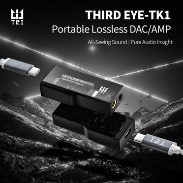 【TRI Third Eye TK1】Portable Lossless DAC/AMP, HiFi Headphone Amplifier, Portable USB DAC Lossless Mini Audio Amps - KEEPHIFI