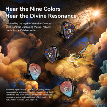 【KBEAR Kalideer Apex-P6】 Triple-Driver Hybrid In-Ear Monitors (1DD+1BA+1Piezo) - KEEPHIFI